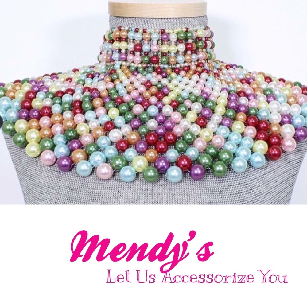 Pearl Chunky Necklace Set